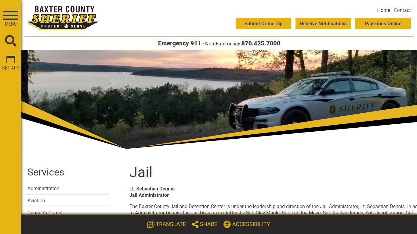 Jail - Baxter County Sheriff's Office